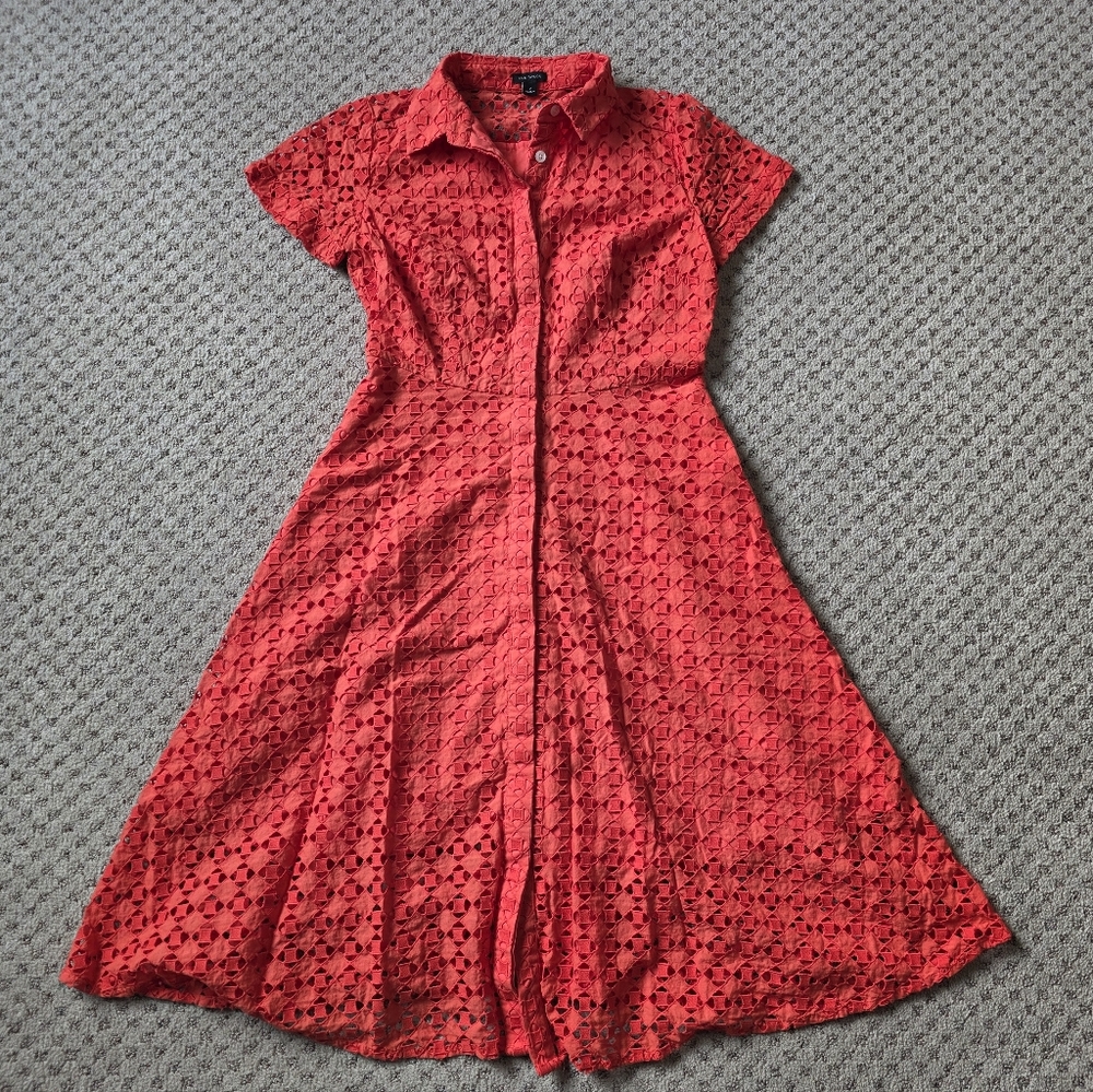 Ann taylor eyelet dress